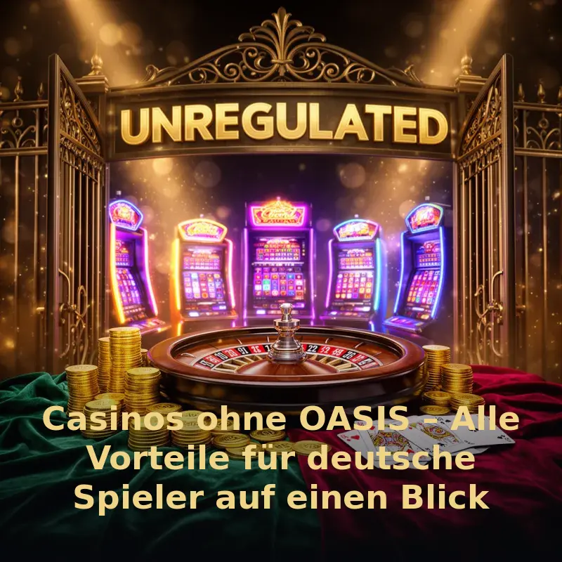 Casinos ohne OASIS – Alle Vorteile für deutsche Spieler auf einen Blick
